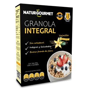 NATURGOURMET GRANOLA TRAIL MIX VAINILLA