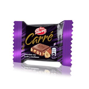 SAVOY CARRE MINI AVELLANAS 25 GR