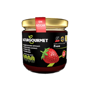 NATURGOURMET CONFITURA  FRESA SIN AZUCAR 200GR