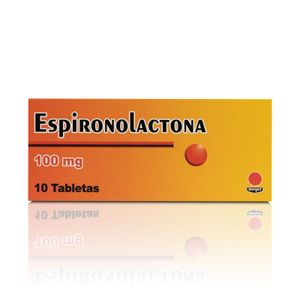 DAL ESPIRONOLACTONA  100 MG X10 TABLETAS