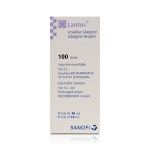 LANTUS 10 MG X1 100UI/ML  AMPOLLA VIAL