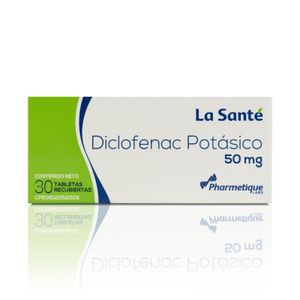 LA SANTÉ DICLOFENAC POTASICO  50 MG X 30 TABLETAS