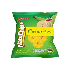 NATUCHIPS PLATANITOS SALADOS 80 GR