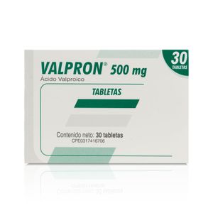 VALPRON 500 MG X30 TABLETAS