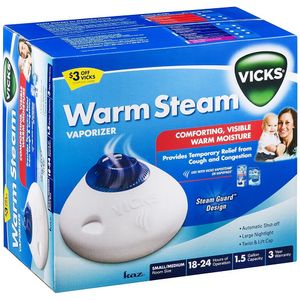 VICKS VAPORIZADOR ELECTRICO  1,5 GALON CUARTO PEQUEÑO Y MEDIANO