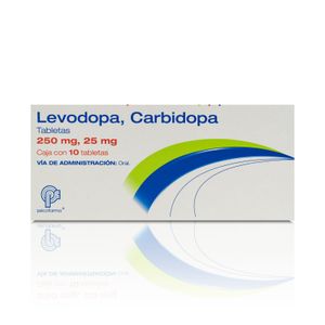 PSI LEVODOPA CARBIDOPA  250/25 MG 10 TABLETAS