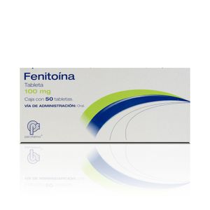 PSI FENITOINA SODICA 100 MG 50 TABLETAS