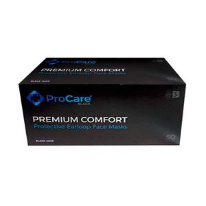 CARE BLACK MASCARILLA 3 CAPAS DE LIGA   PAQUETE POR 10