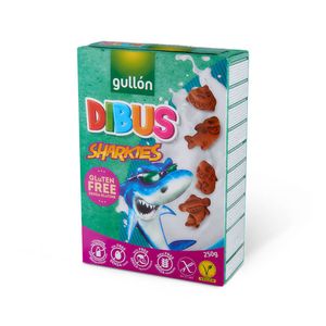 GULLON GALLETA DIBUS SHARKIES SIN GLUTEN 250 GR