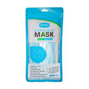 WUAO MASCARILLA 3 CAPAS  LIGA X10 UNIDES