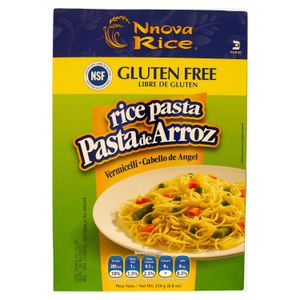 NNOVA RICE PASTA VERMICELLI SIN GLUTEN 250 GR