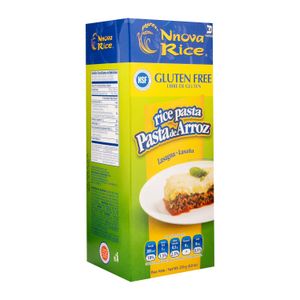 NNOVA RICE PASTA LASAGÑA SIN GLUTEN 250 GR