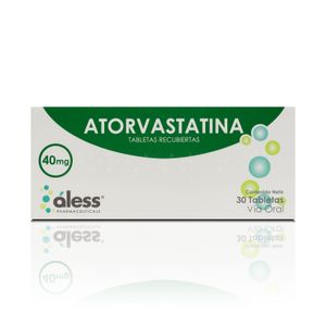 ALESS ATORVASTATINA  40 MG X 30 TABLETAS