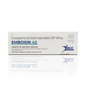 EMBOXIN INTRAMUSCULAR INTRAVENOSA 40 MG X 1 AMPOLLA