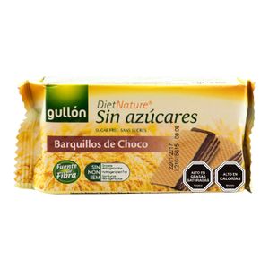 GULLON BARQUILLOS DE CHOCOLATE SIN AZUCAR 180 GR