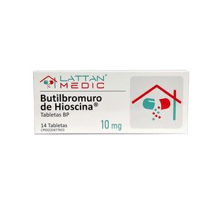 LATTAN HIOSCINA BUTILBROMURO 10 MG X14 TABLETAS