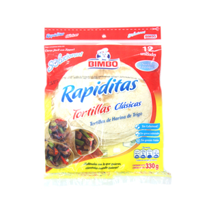 BIMBO TORTILLAS CLASICAS 330 GR X12