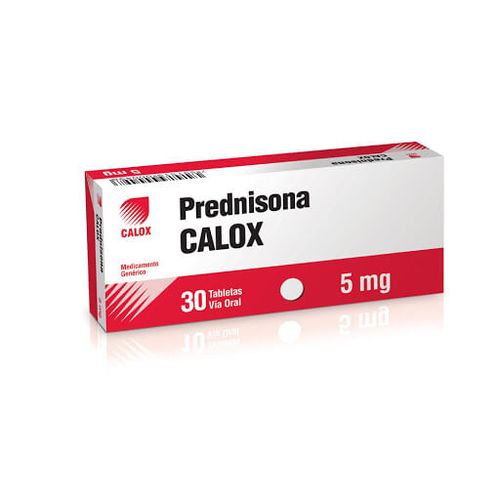 CALOX PREDNISONA 5 MG X30 TABLETAS