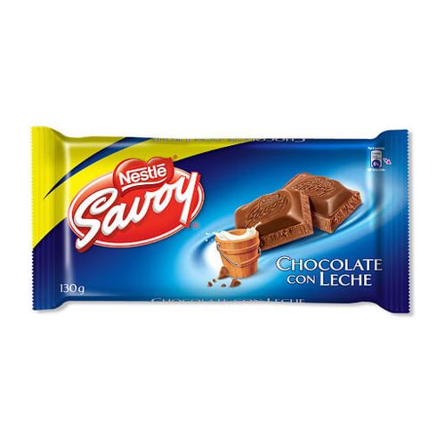SAVOY CHOCOLATE CON LECHE 130 GR