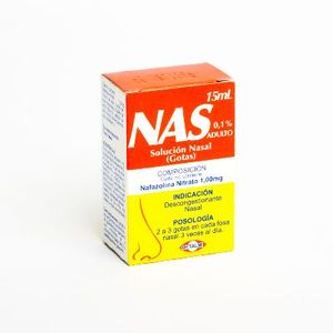 NAS ADULTO 0.1 % X15 ML GOTAS