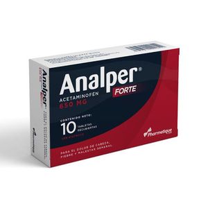 ANALPER FORTE  650 MG X10 TABLETAS RECUBIERTA