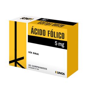 KLINOS ACIDO FOLICO 5 MG X30 COMPRIMIDOS