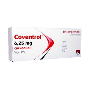 COVENTROL 6.25 MG X30 COMPRIMIDOS