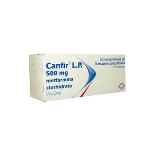 LETI CANFIR  CLORHIDRATO LIBERACION PROLONGADA 500 MG X30 COMPRIMIDOS