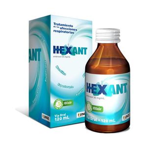 HEXANT EXPECTORANTE MUCOLITICO YERBA SANTA 120 CC