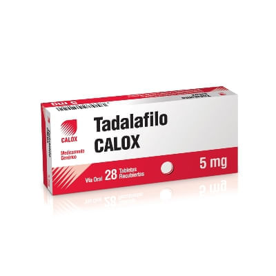 CALOX TADALAFILO 5 MG X28 TABLETAS