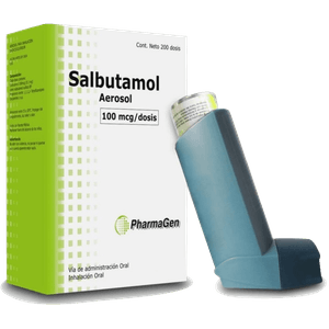 MCG SALBUTAMOL AEROSOL 100  X1 200 DOSIS