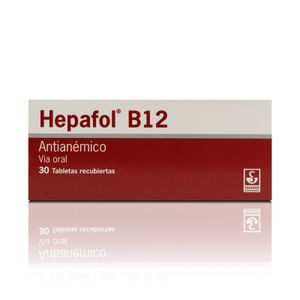 HEPAFOL B12 X30 TABLETAS