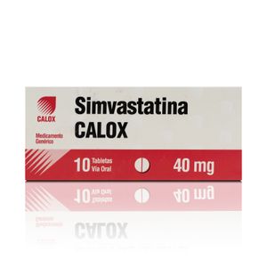 CALOX SIMVASTATINA 40 MG X10 TABLETAS