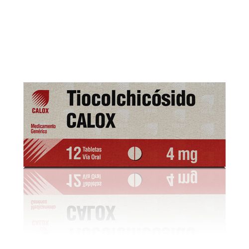 CALOX TIOCOLCHICOSIDO 4 MG X12 TABLETAS