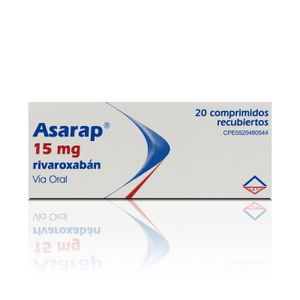 ASARAP 15 MG X20 COMPRIMIDOS RECUBIERTOS