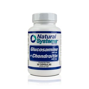 NATURAL SYSTEMS GLUCOSAMINE + CHONDROITIN 500 MG / 400 MG X30 CAPSULAS