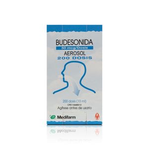 BUDESONIDA INHALADOR 50 MCG X200 DOSIS