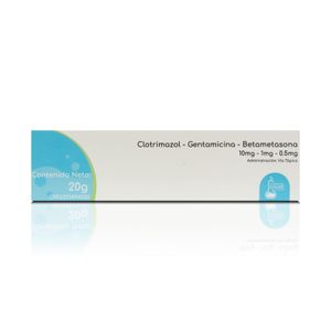 CD CLOTRIMAZOL + GENTAMICINA + BETAMETASONA  20 GR CREMA