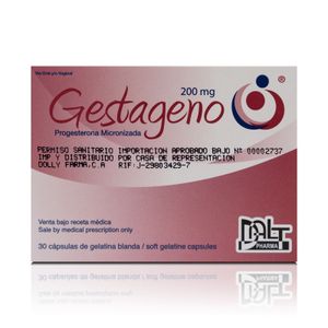 GESTAGENO DAY 200 MG X30 CAPSULAS