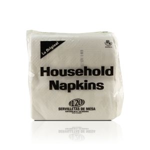 HOUSEHOLD NAPKINS SERVILLETAS X120UND