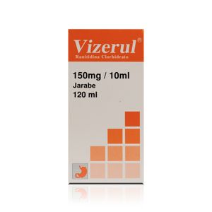 VIZERUL  150 MG / 10 ML X120 ML JARABE