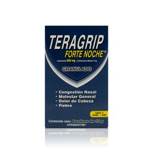 TERAGRIP FORTE NOCHE GRANULADO  X6 SOBRES