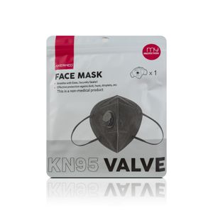 AKERMED PROTECTOR MASK KN95  CON FILTRO BLACK