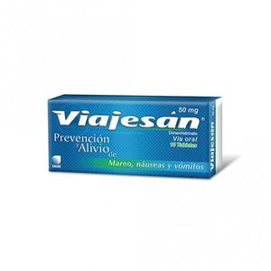 CALOX VIAJESAN 50 MG X10 TABLETAS