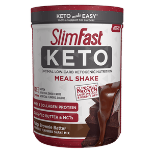 SLIMFAST POWDER KETO FUDGE BROWNIE 379G
