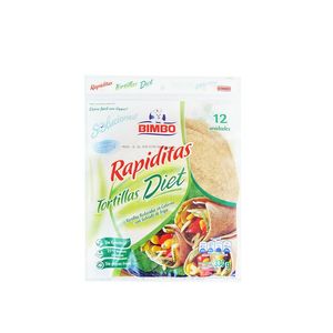 BIMBO TORTILLAS DIETA  CON AFRECHO 330 GR.
