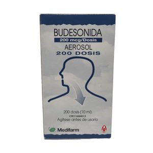 BUDESONIDA INHALADOR 200 MG X200 DOSIS