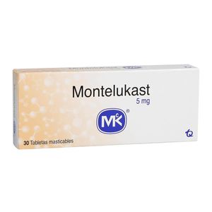 MONTELUKAST 5 MG X3 TABLETAS MASTICABLES