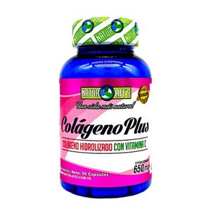 NATURLIFES COLAGENO CON VITAMINA C 650 MG X50 CAPSULAS