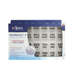 APEX ORGANIZADOR  PASTILLAS SEMANAL 4 TURNOS